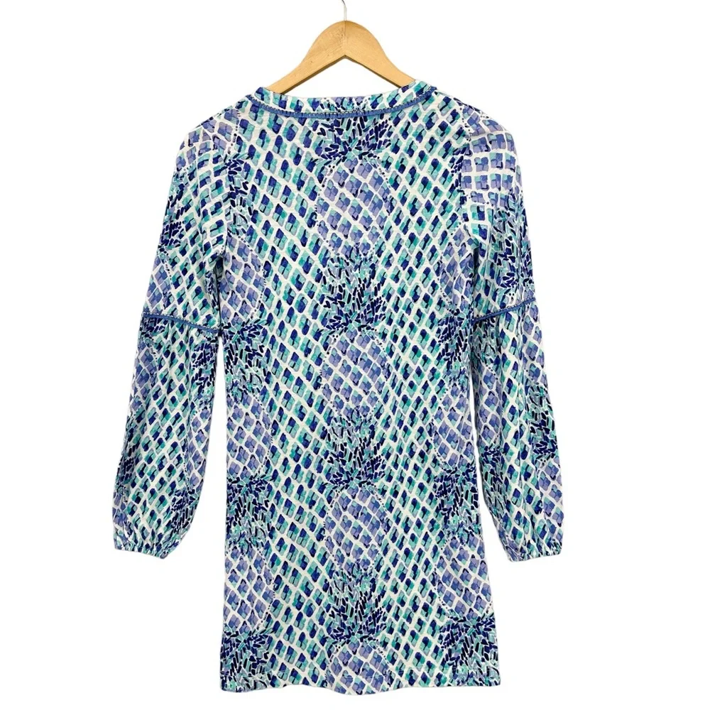 New LILLY PULITZER Aleece Tunic Dress Sleeve Joy Long Sleeve